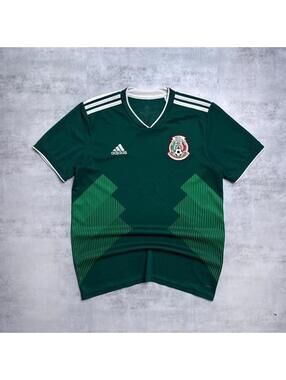 Y2K Mexico Adidas Green 2018 Jersey Soccer Shirt